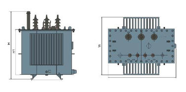 無定形の高い積み過ぎ容量の合金の変圧器の省エネによってオイル浸される変圧器 サプライヤー