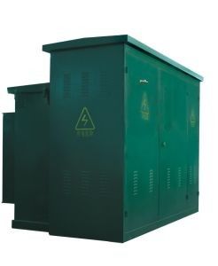 屋外のパッドは変圧器によって結合された変圧器の密集したサブステーションを取付けた